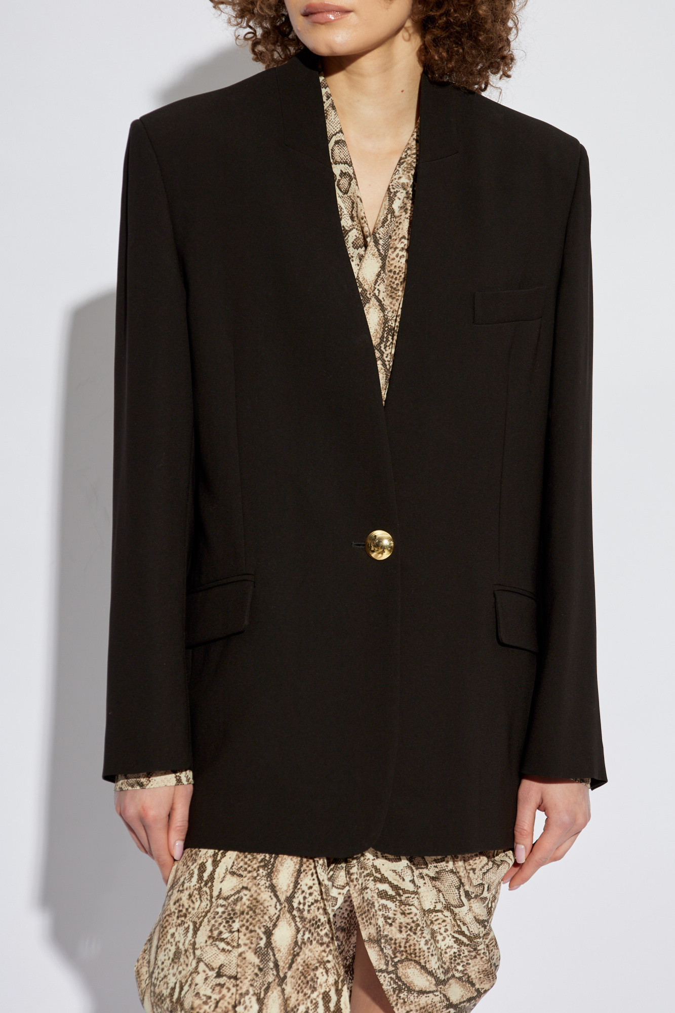 アウターその他 ISABEL MARANT Woman Blazer Black VE0466FAC1F01I 01BK 25PVE0489FA-C1F02I-BKEC-